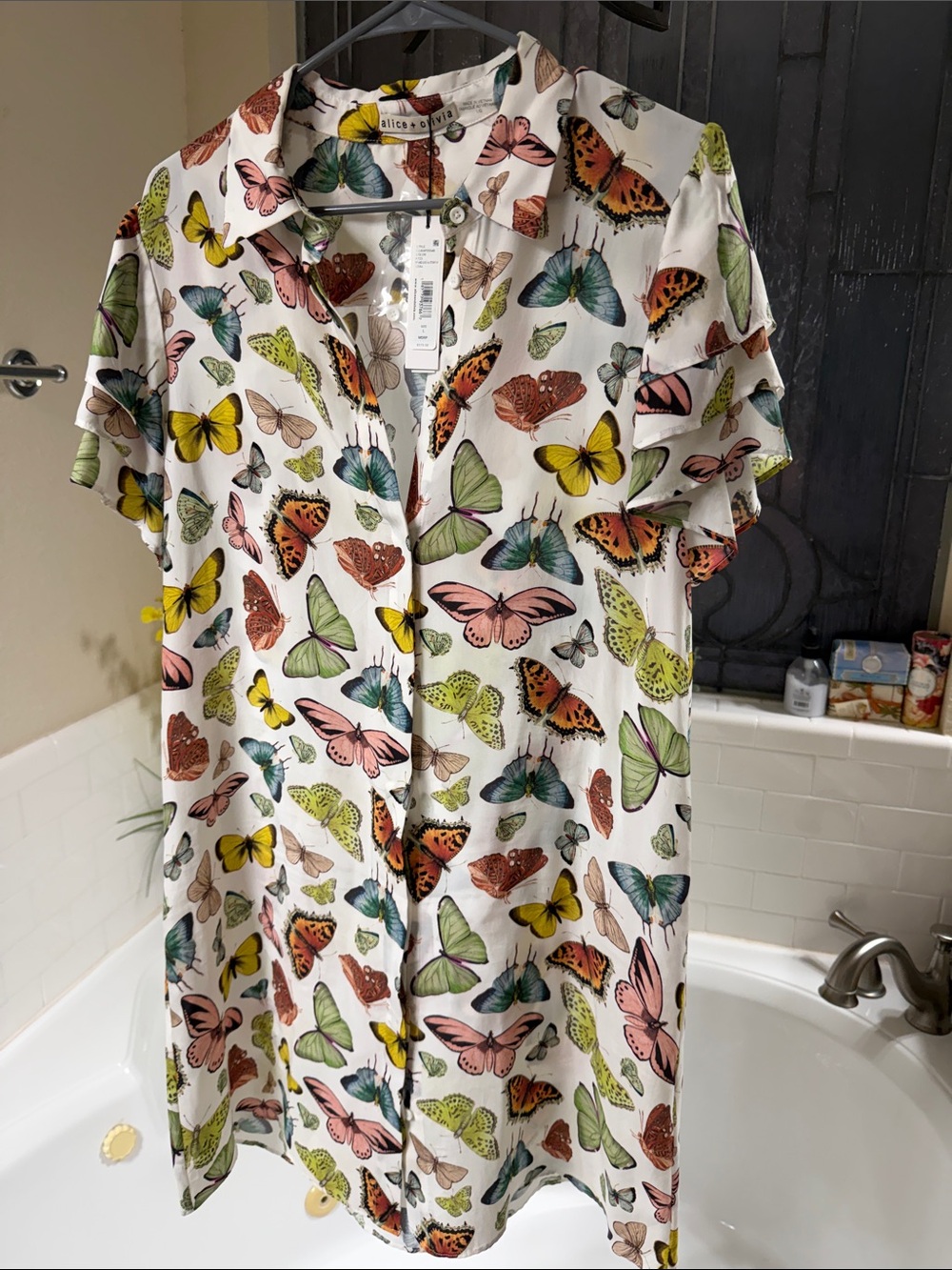 Alice & Olivia Butterfly Dress . NEW with Tags 
Large